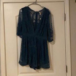 Wishlist Dark blue  Romper
